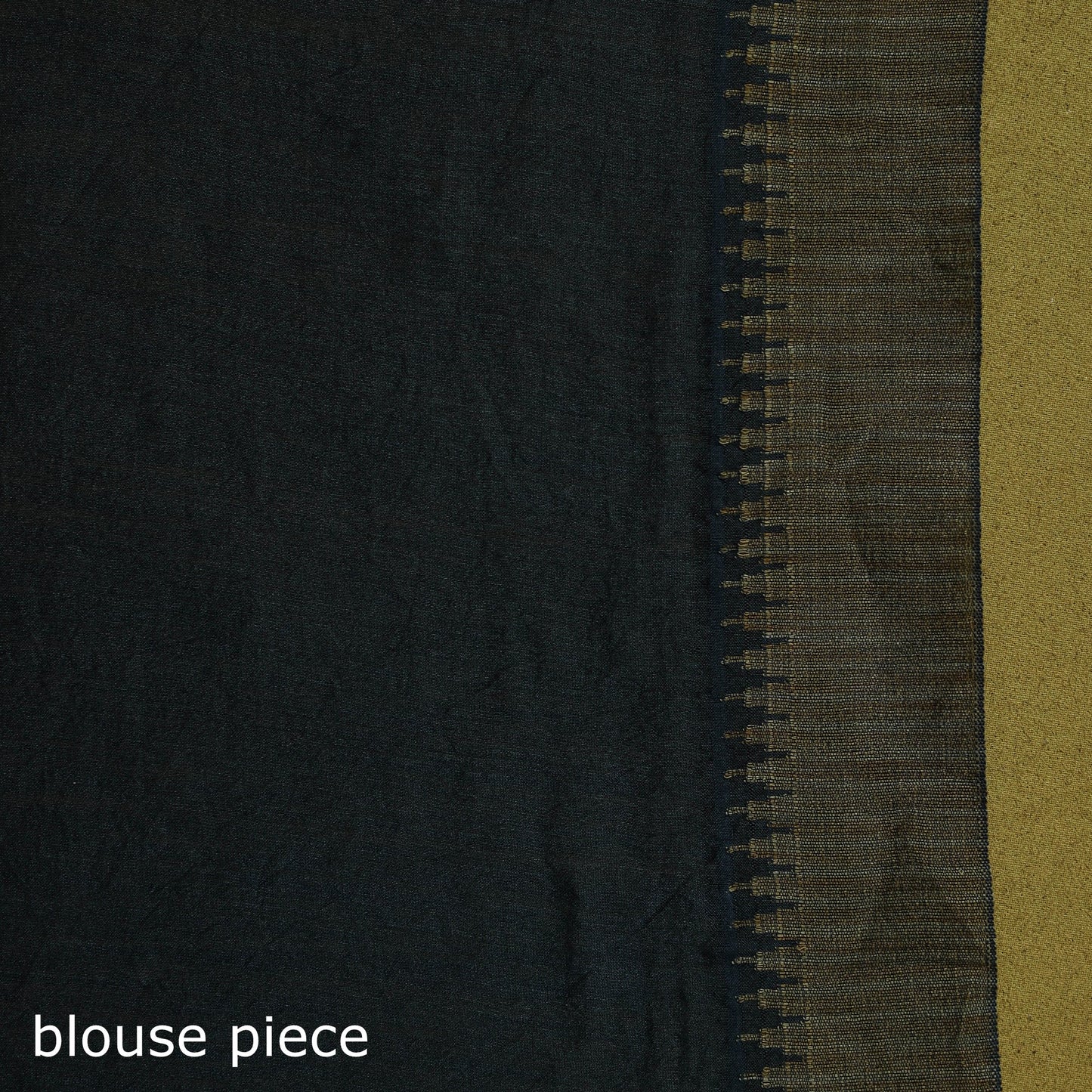 Chanderi silk nui shibori tie-dye saree with ghicha border