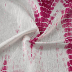 Chanderi silk tie-dye shibori fabric 01 - handcrafted