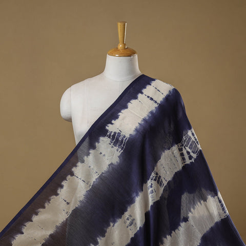 Chanderi silk tie-dye shibori fabric 05 - handcrafted