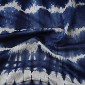Chanderi silk tie-dye shibori fabric 07 - handcrafted
