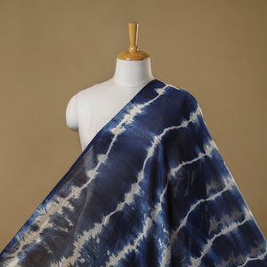 Chanderi silk tie-dye shibori fabric 07 - handcrafted