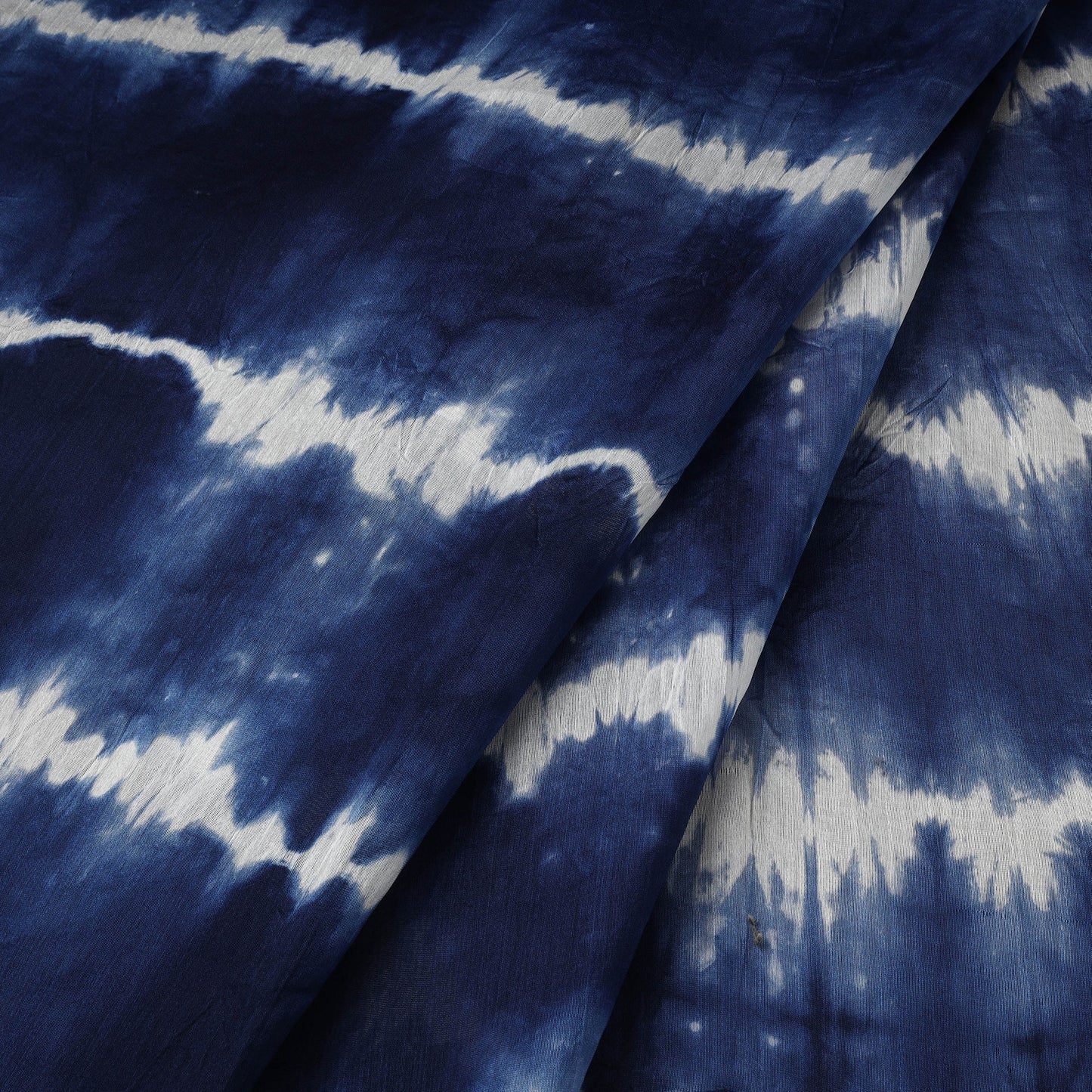 Chanderi silk tie-dye shibori fabric 07 - handcrafted