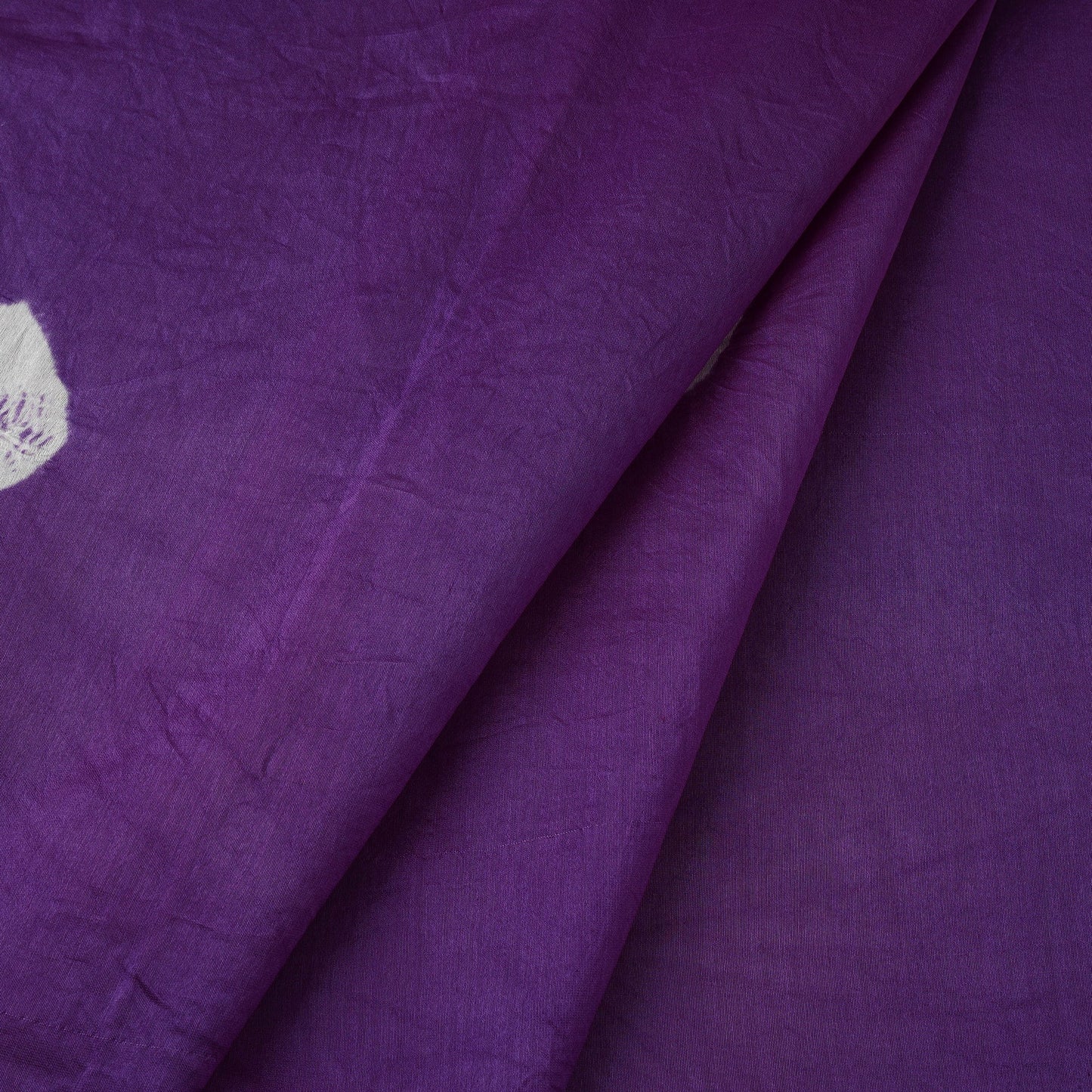 Chanderi silk tie-dye shibori fabric 08 - handcrafted