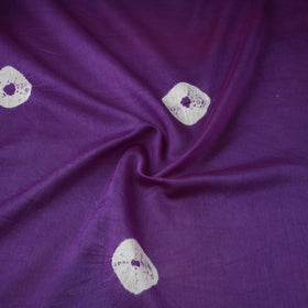 Chanderi silk tie-dye shibori fabric 08 - handcrafted