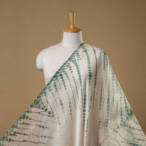 Chanderi silk tie-dye shibori fabric 09 - handcrafted