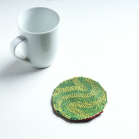  Chandi Mati Tagai Work Cotton Coaster 