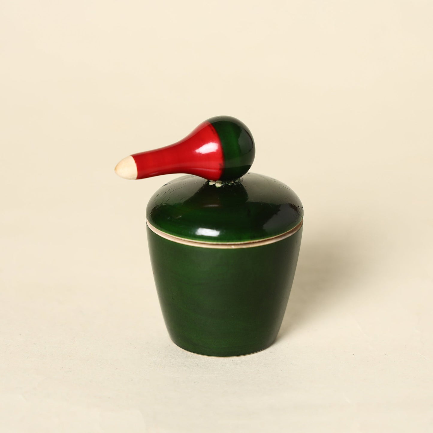  Channapatna Handcrafted Wooden Kumkum Box 23 