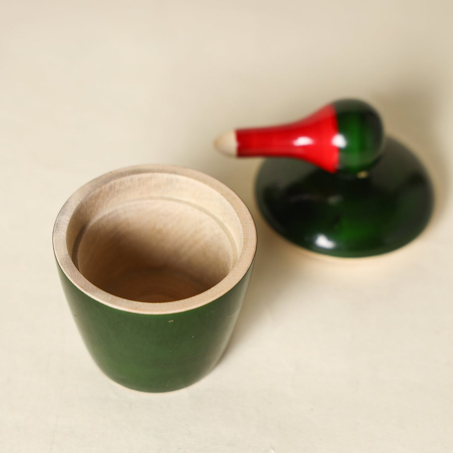  Channapatna Handcrafted Wooden Kumkum Box 23 