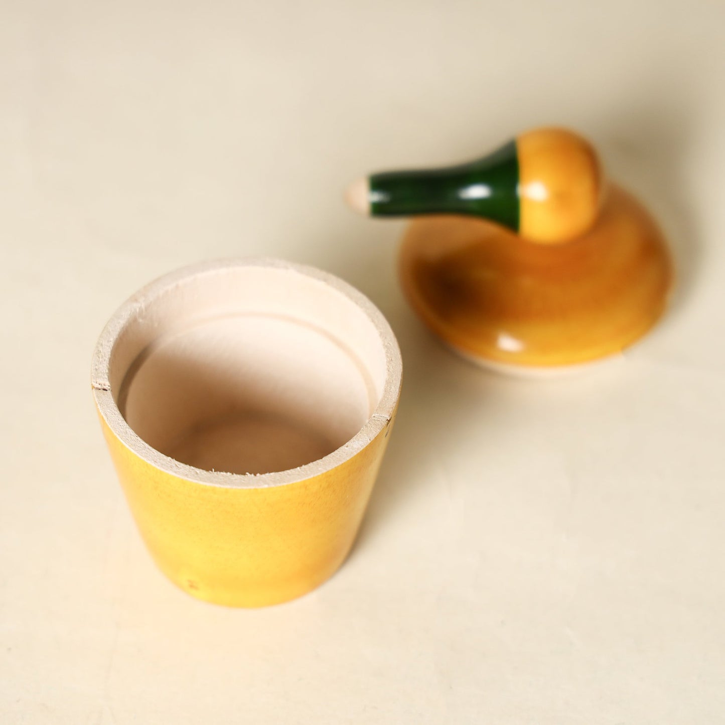  Channapatna Handcrafted Wooden Kumkum Box 25 