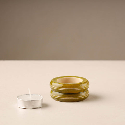  Channapatna Handmade Wooden Candle Stand Online in India  