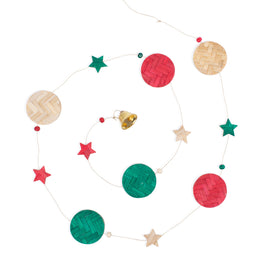 Christmas decor bamboo starmoon hanging (115 cm)