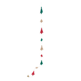 Christmas decor bamboo tree hanging (115 cm) - handcrafted