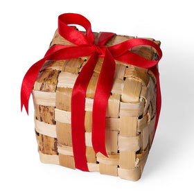 Christmas decor banana bark gift boxes (set of 4)