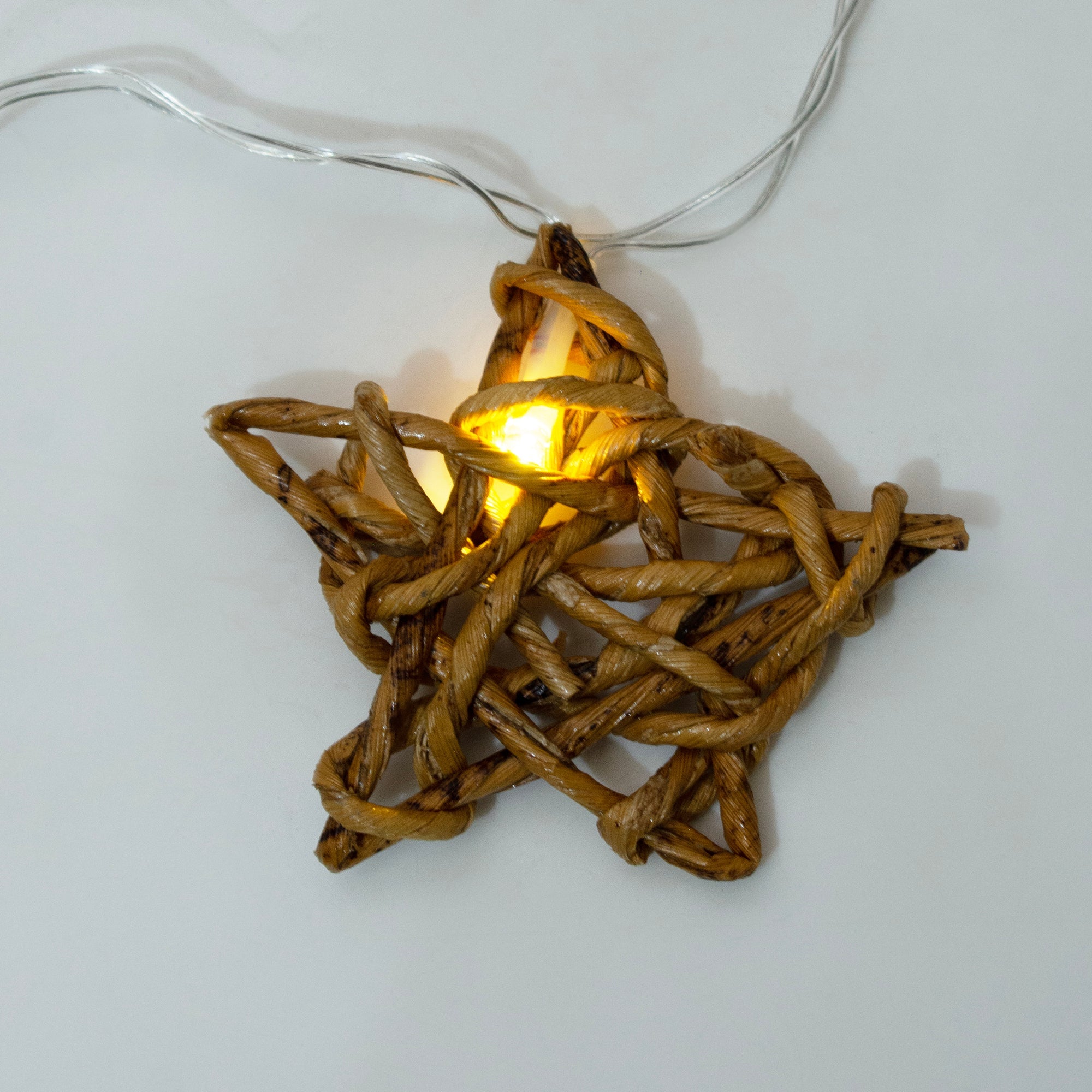 Christmas decor banana rope star fairy light (3 mtr)