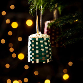 Christmas decor bell hanging (set of 5) - handcrafted