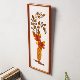  Classic Natural Flower Art Work Wall Hanging Wooden Frame 