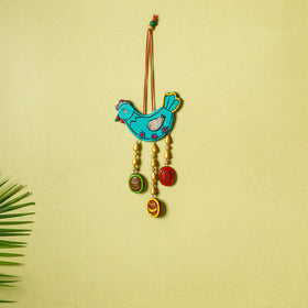  Bishnupur Handpainted Terracotta Wall Hanging 