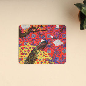 Colorful Peacock Cute Mouse Pad