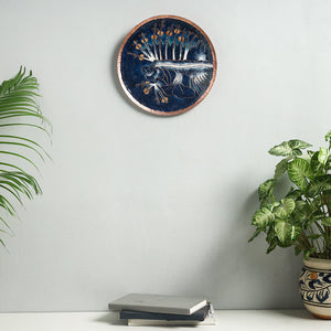Buy Copper Hand-Hammered Enamel Work Plate/Wall Frame Online at iTokri.com