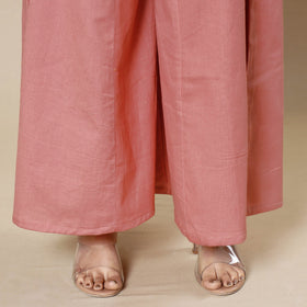 Buy Plain Dyed Cotton Flared Palazzo Online at iTokri.com
