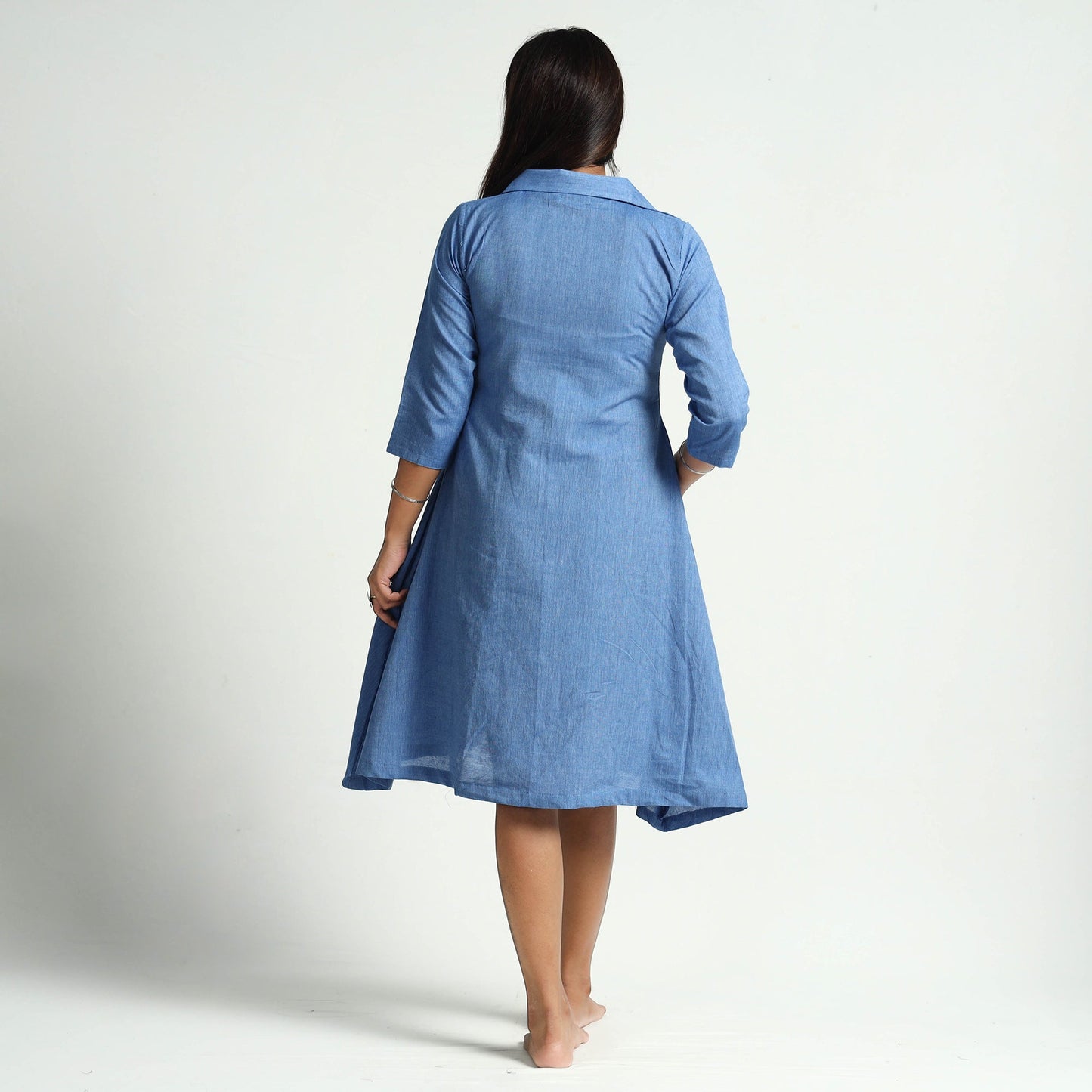 Buy Plain Handloom Cotton Dress Online l iTokri.com