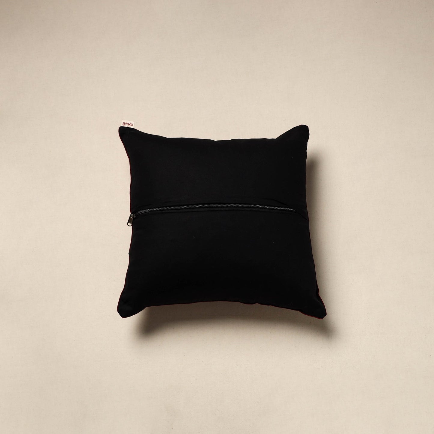 Cotton bagru cushion cover 82 - handcrafted