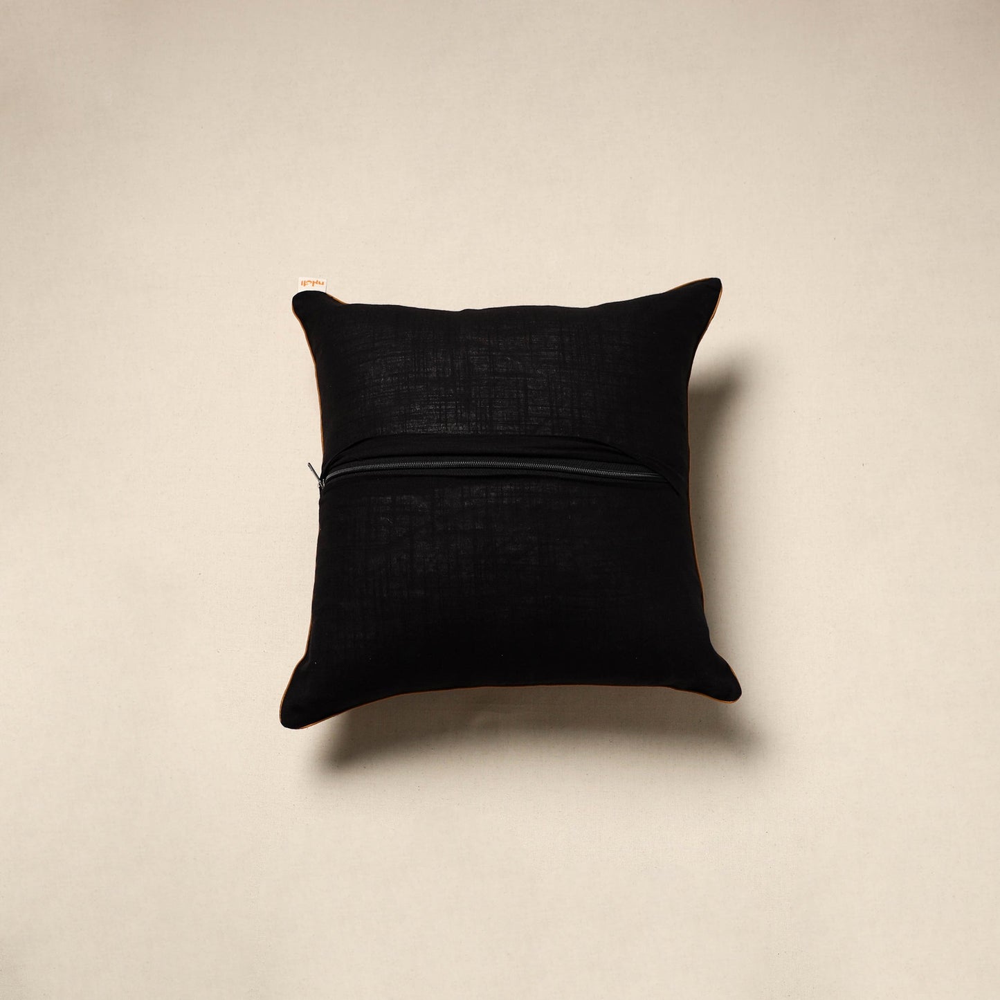 Cotton bagru cushion cover 84 - handcrafted