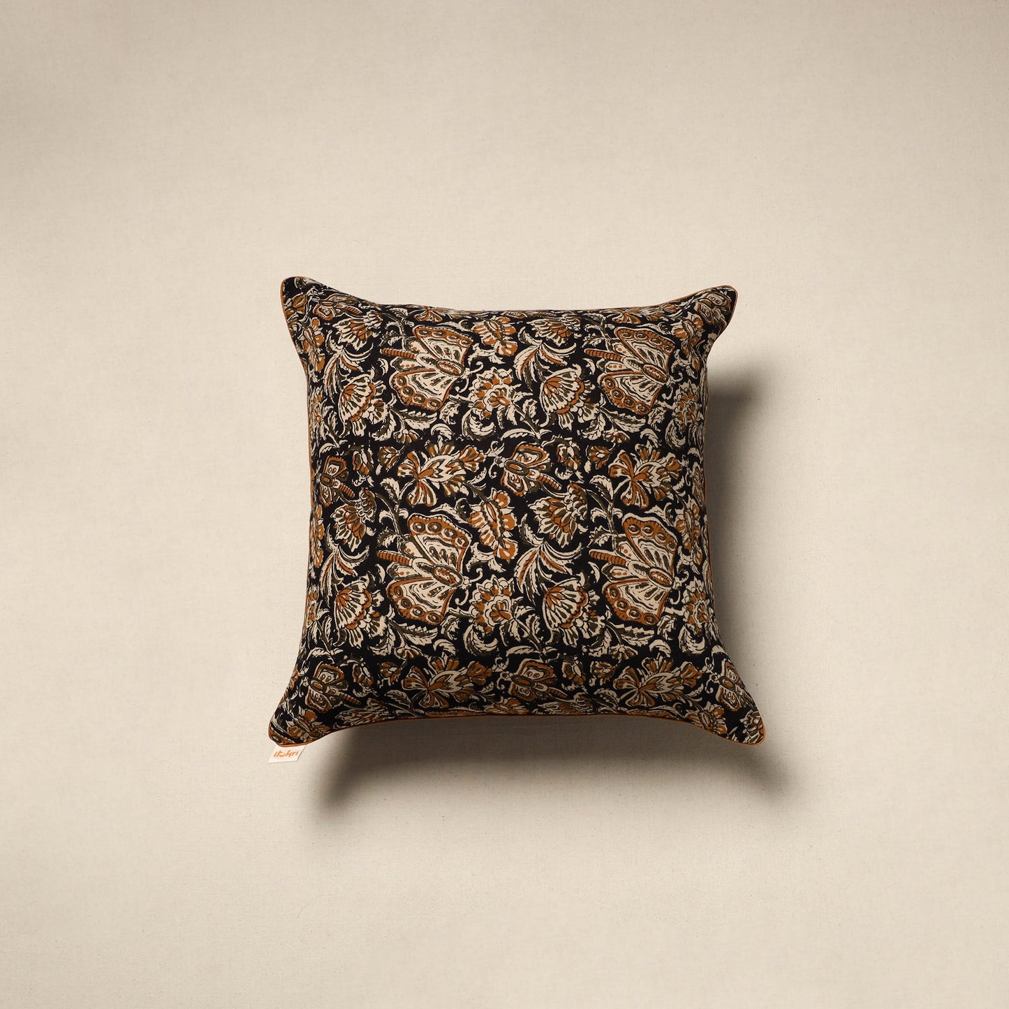 Cotton bagru cushion cover 84 - handcrafted