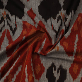 Cotton central asian pochampally ikat fabric 06