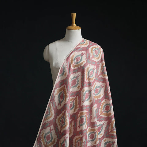 Cotton central asian pochampally ikat fabric 08