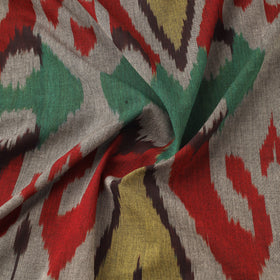 Cotton central asian pochampally ikat fabric 09