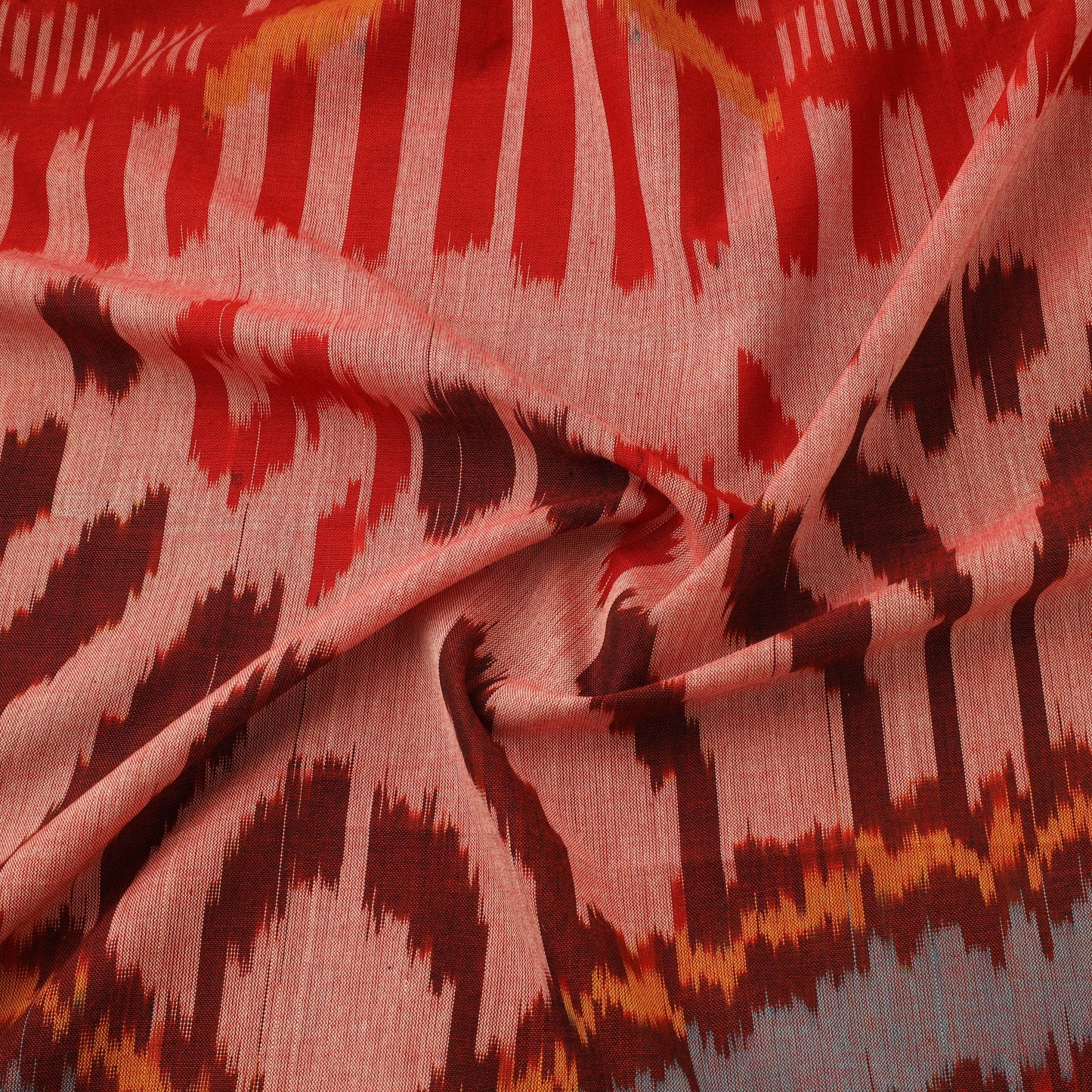 Cotton central asian pochampally ikat fabric 10