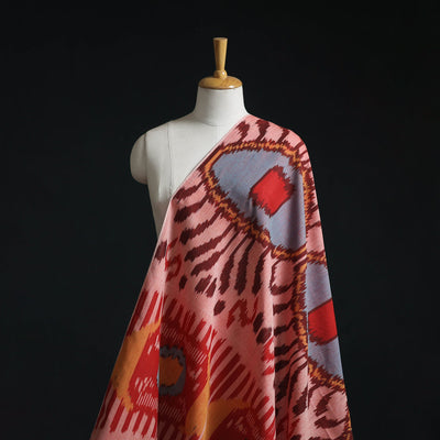 Cotton central asian pochampally ikat fabric 10