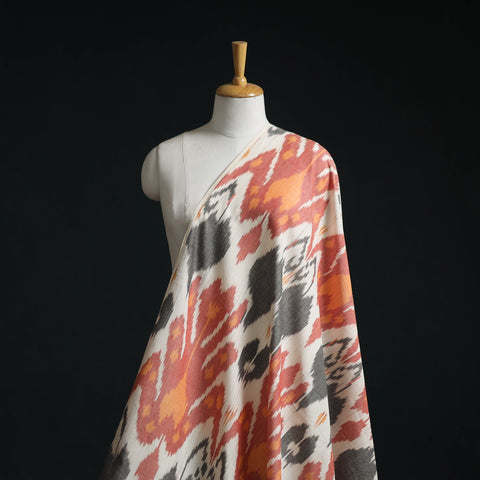 Cotton central asian pochampally ikat fabric 11