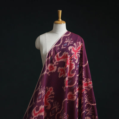 Cotton central asian pochampally ikat fabric 13