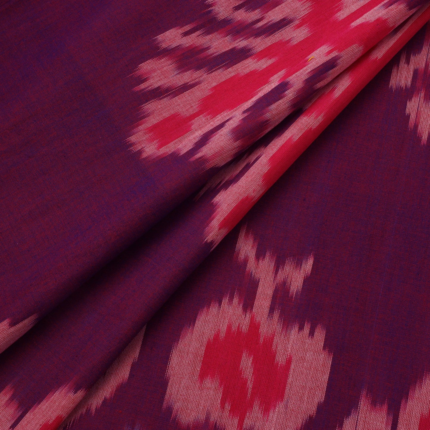 Cotton central asian pochampally ikat fabric 13