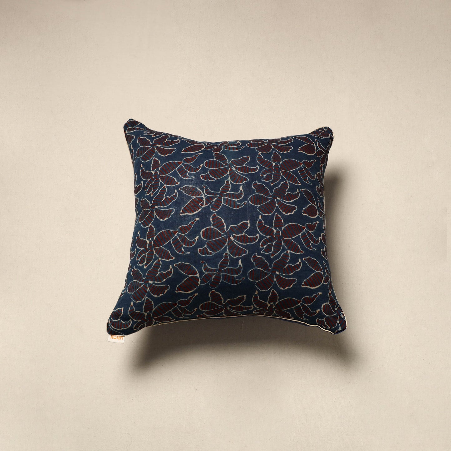 Cotton cushion cover 62 - handcrafted