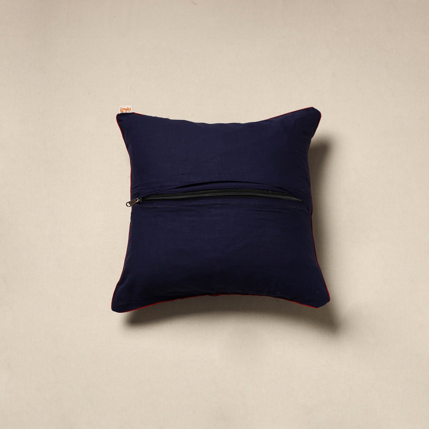 Cotton cushion cover 64 - handcrafted