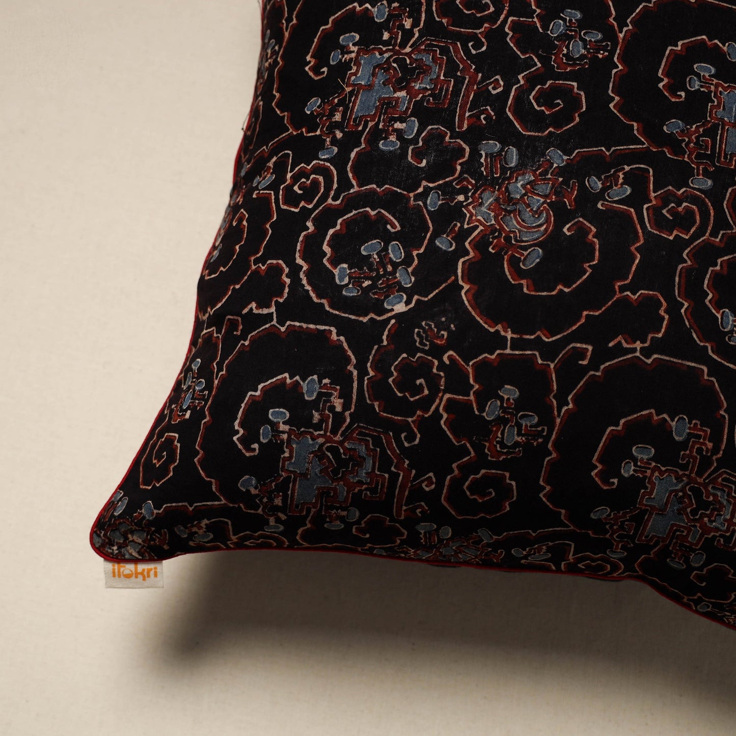 Cotton cushion cover 73 - handcrafted