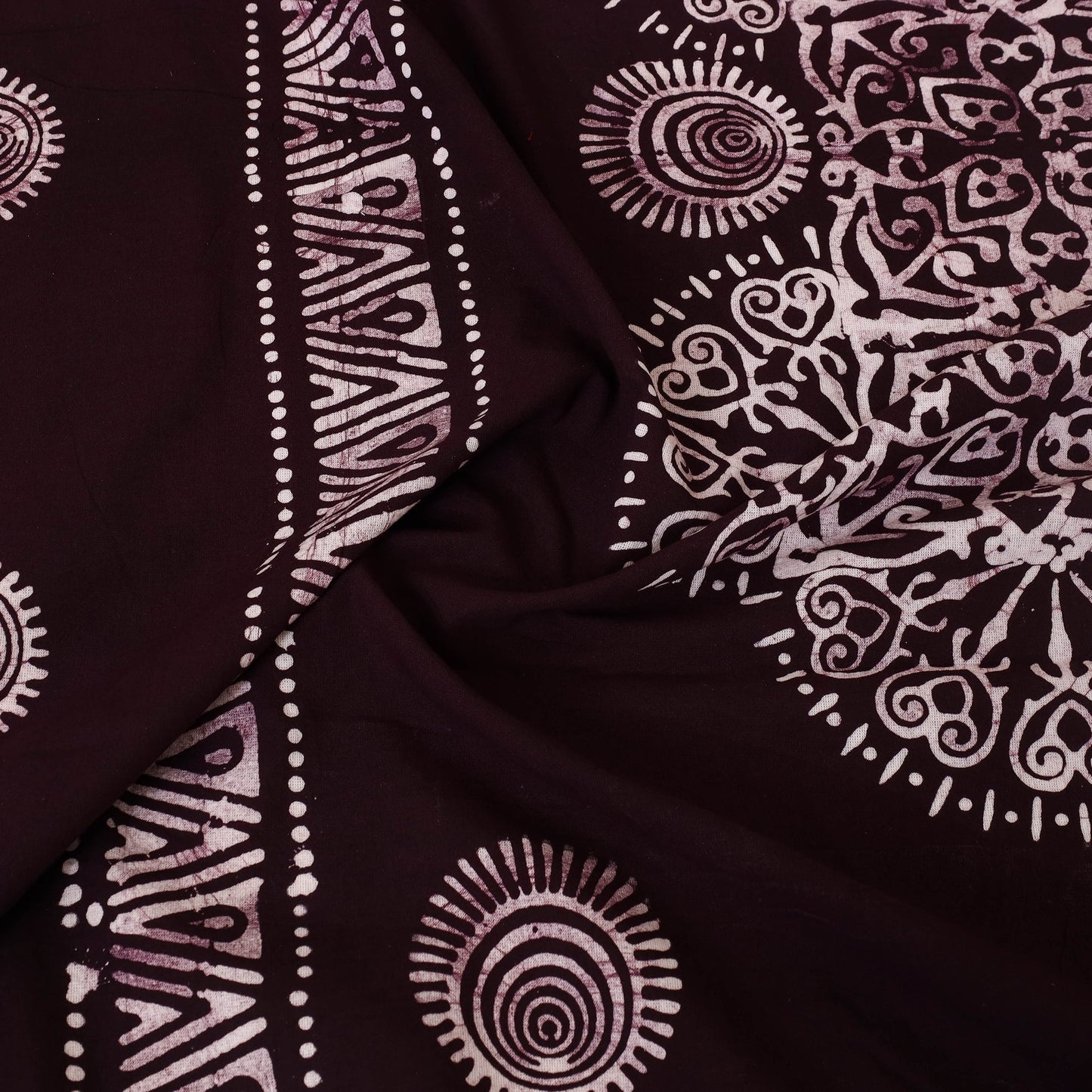 Cotton double hand batik bed sheet set 21 - handcrafted