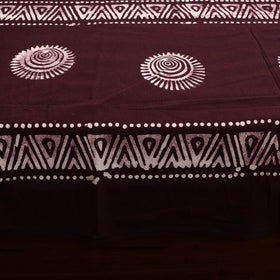 Cotton double hand batik bed sheet set 21 - handcrafted