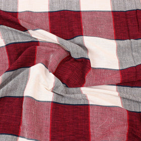 Cotton double handloom bed cover (98 x 90 in) 41