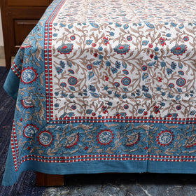 Cotton double sanganeri bed sheet set (108 x 90 in) 01