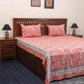 Cotton double sanganeri bed sheet set (108 x 90 in) 02