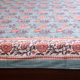 Cotton double sanganeri bed sheet set (108 x 90 in) 04