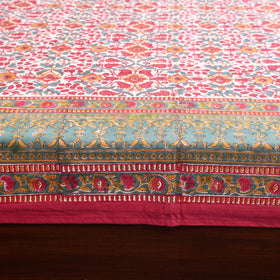 Cotton double sanganeri bed sheet set (108 x 90 in) 05