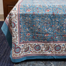 Cotton double sanganeri bed sheet set (108 x 90 in) 07