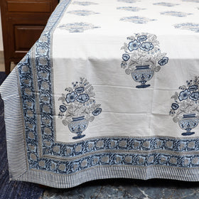 Cotton double sanganeri bed sheet set (108 x 90 in) 08