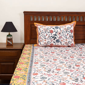 Cotton double sanganeri bed sheet set (108 x 90 in) 16