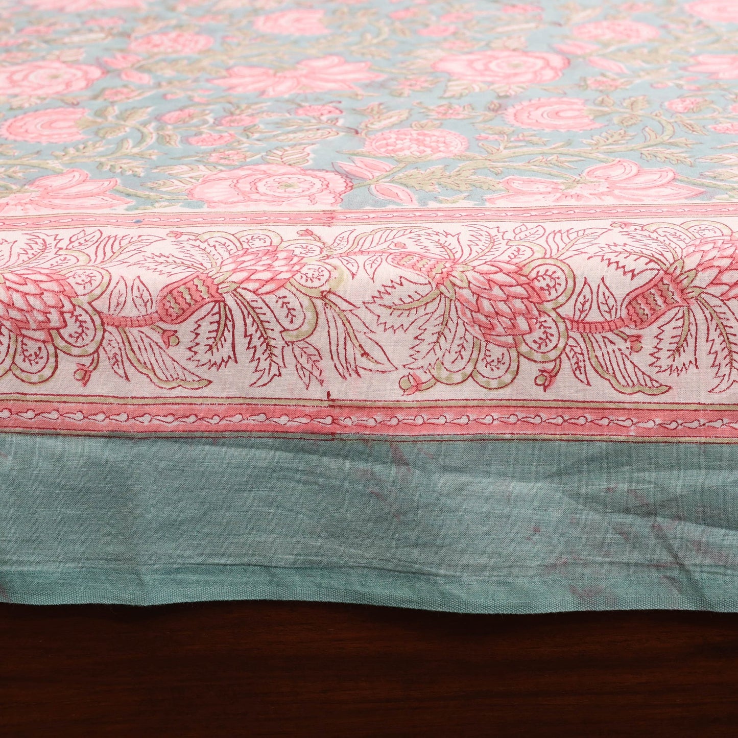 Cotton double sanganeri bed sheet set (108 x 90 in) 30